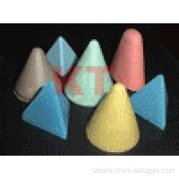 Plastic media for mass surface finishing